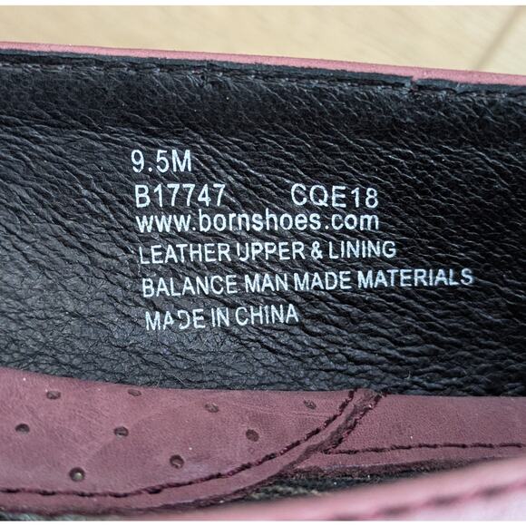 New Born Leather Ballet Flats 9.5 Mauve Pink Slip On Knotted Toe Coquette Padded - Picture 10 of 10